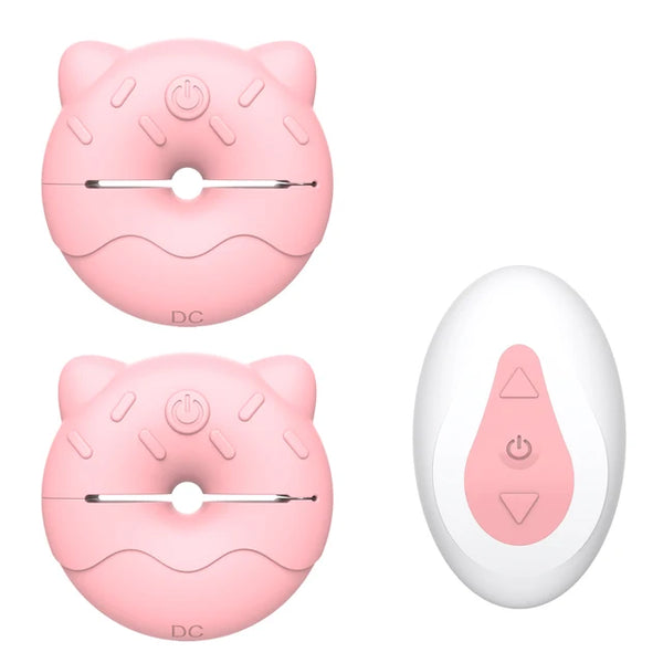 10 Modes Nipple Clamps Double Vibrator Sex Toys Wireless Remote Adjustable Breast Stimulator Massage Adult Sex Toys for Women