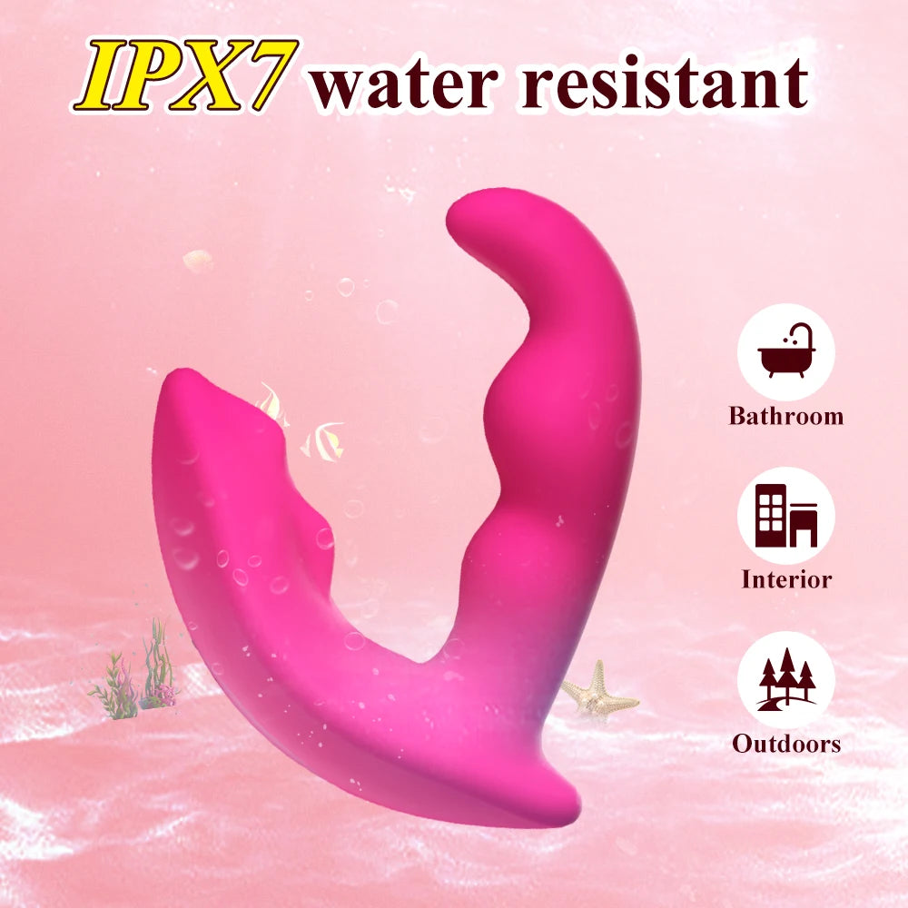Wireless Control Vibrator for Women: G-Spot and Clitoris Stimulator Panty Vibrator