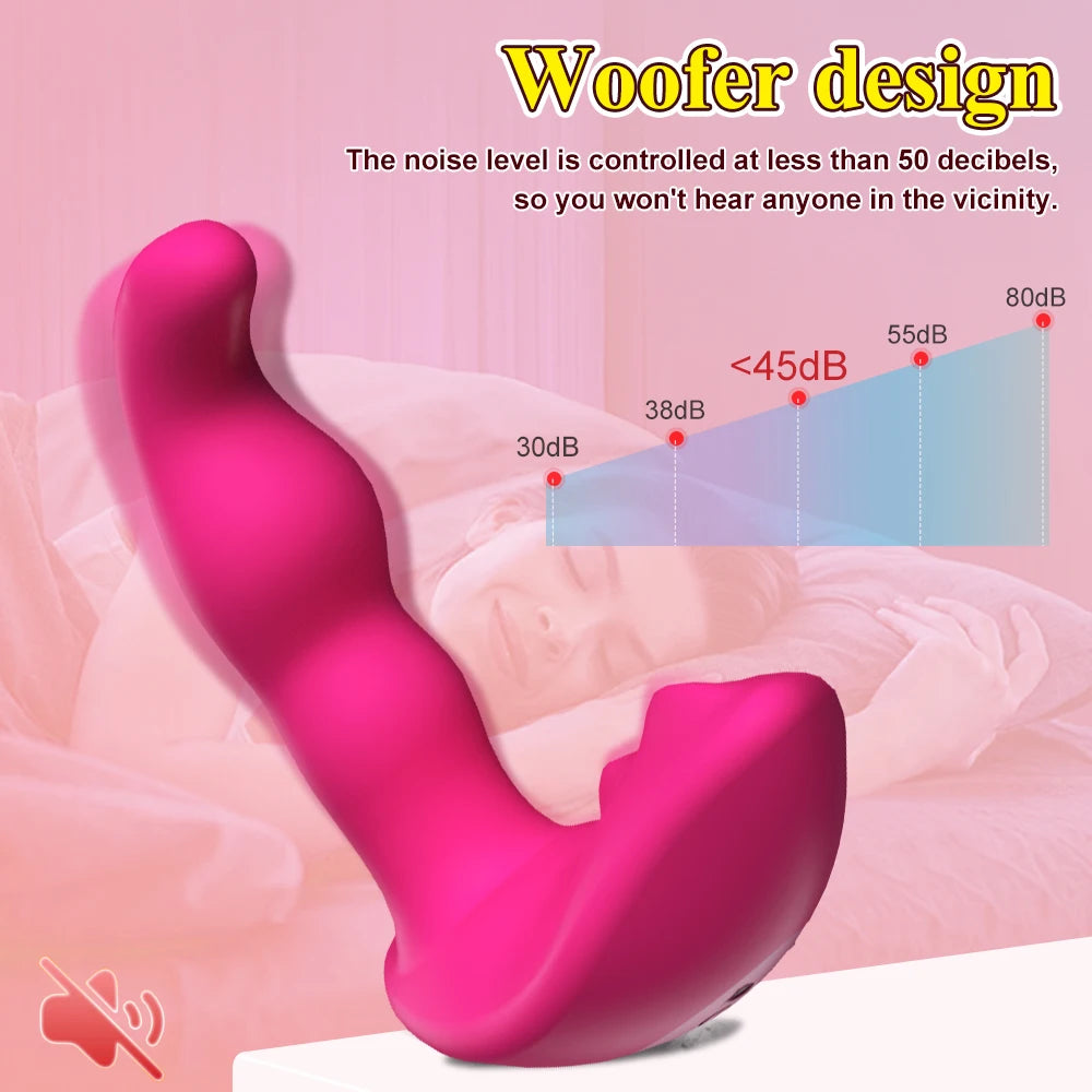 Wireless Control Vibrator for Women: G-Spot and Clitoris Stimulator Panty Vibrator