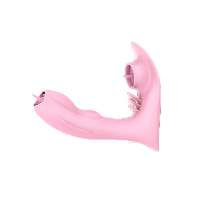Powerful G-Spot Rabbit Vibrator with Tongue Licking Clitoris Stimulator