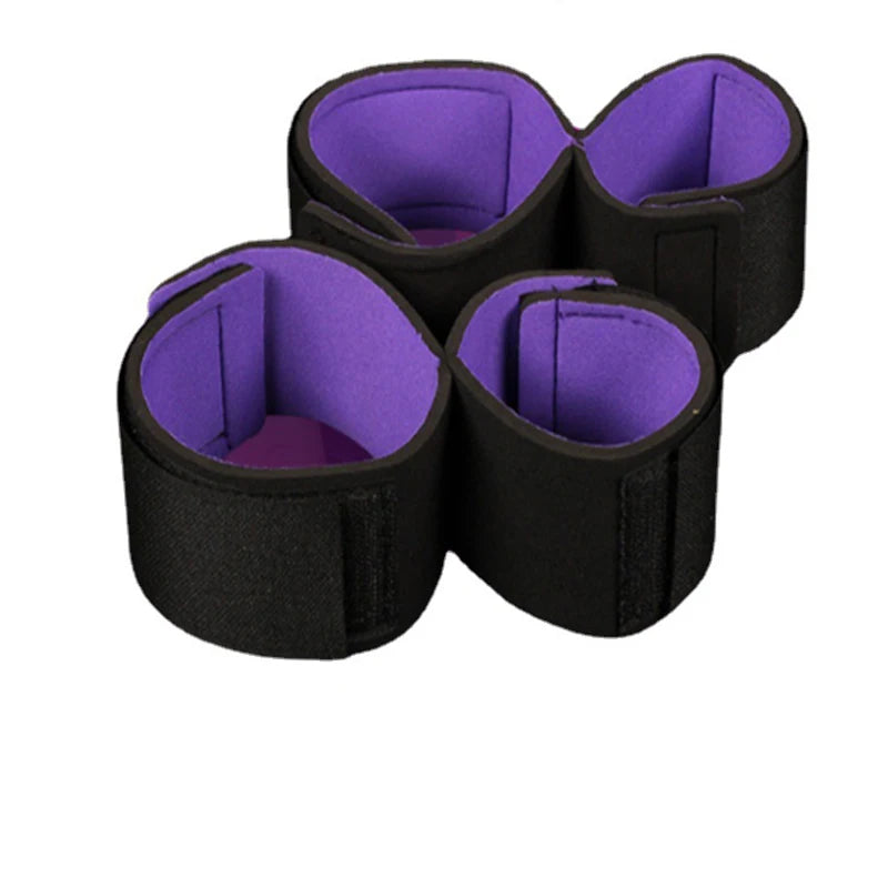 BDSM Bondage Fetish Slave Handcuffs & Ankle Cuffs Adult Games Kit