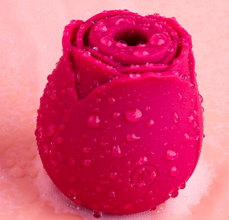 Rose-Shaped Clitoral Vibrator with Nipple and Oral Sucking Function – Powerful, Waterproof Vibrator for Women | Intense Stimulation for Ultimate Pleasure