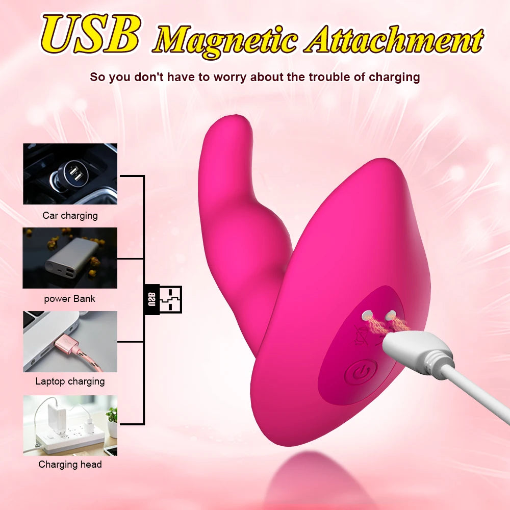 Wireless Control Vibrator for Women: G-Spot and Clitoris Stimulator Panty Vibrator