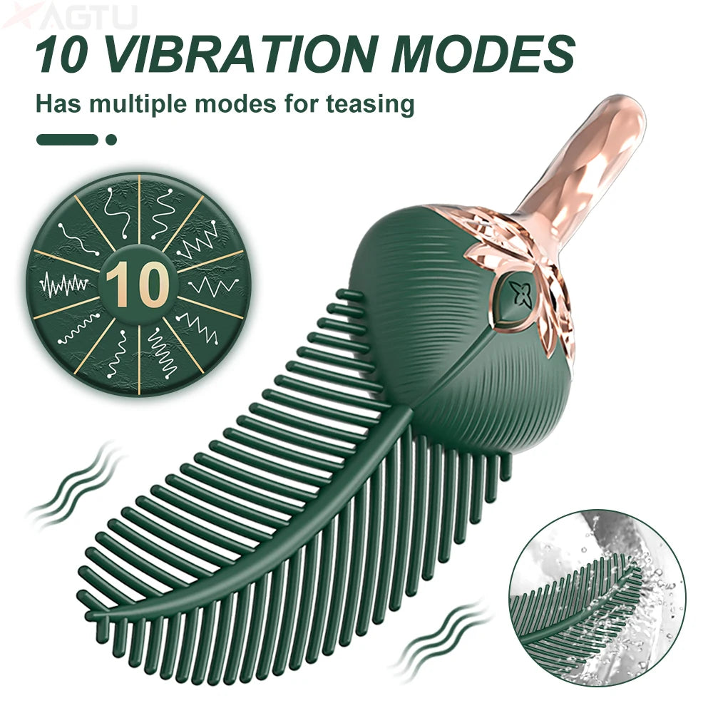 Orgasm Clitoris Vibrator for Women: Powerful Nipple Stimulator Masturbator