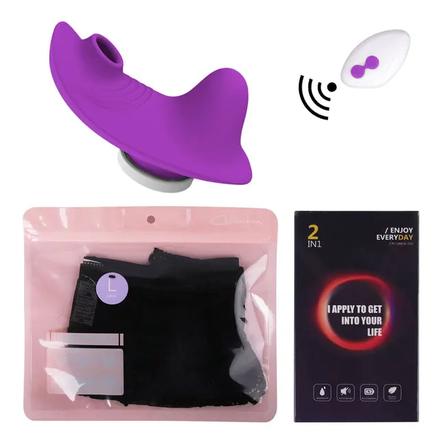 Mini Clitoris Sucker Female Clit Sucking Vibrator For Women Remote Control With Sexy Panties Clitoral Stimulator Adults Sex Toys