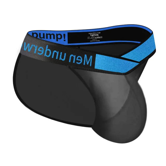 Men's V Belt High Fork Triangle Underwear – Sexy Low-Rise Mesh Briefs
