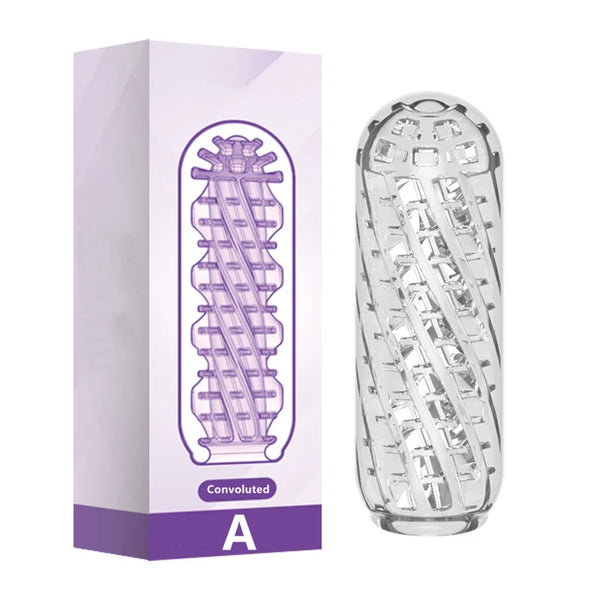 Realistic Transparent Male Masturbator – Silicone Pocket Toy for Men | Intense Pleasure & Endurance Training – Adult Sex Toy for Men