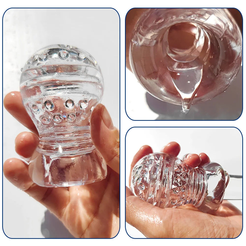 Ultra-Realistic TPE Male Masturbator Cup – Deep Throat Blowjob & Lifelike Vagina Experience Sex Toys For Men Adult