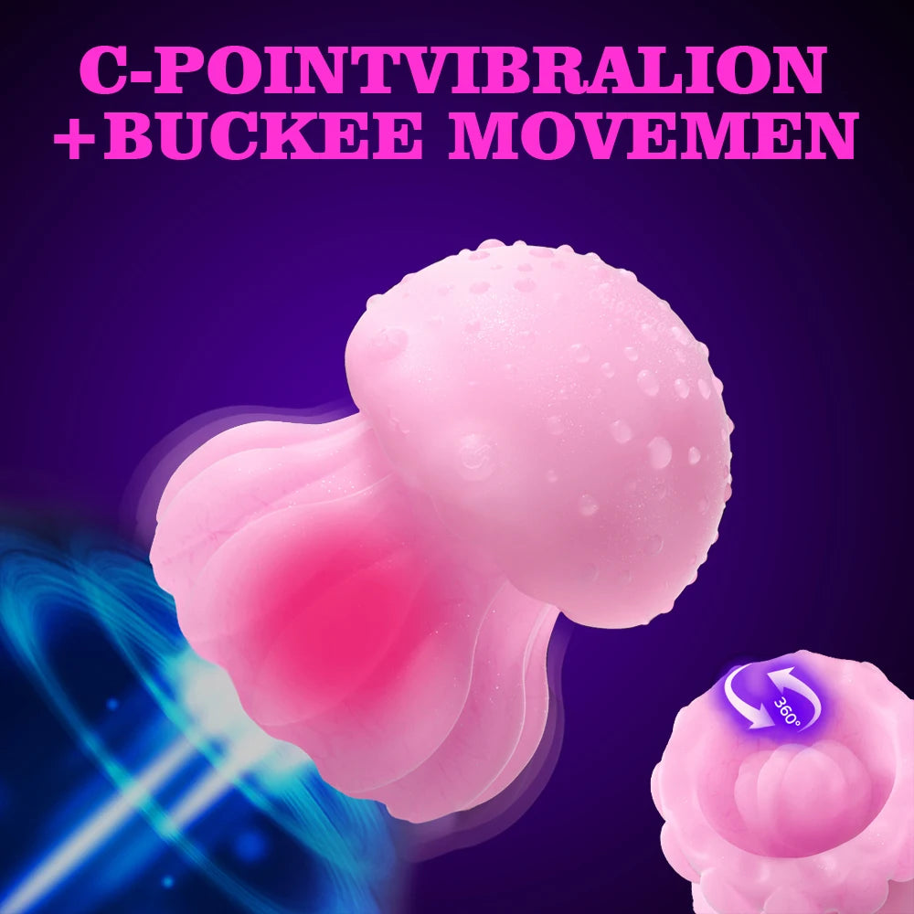 Powerful Tongue Licking Clitoral Stimulator with LED Rainbow Lights  Sex Toys for Couples Jellyfish Vibrator
